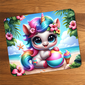 muismat unicorn beachday