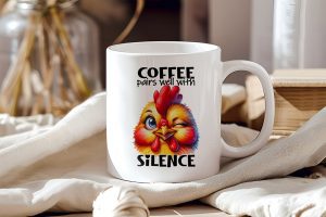 Coffee pairs well with silence