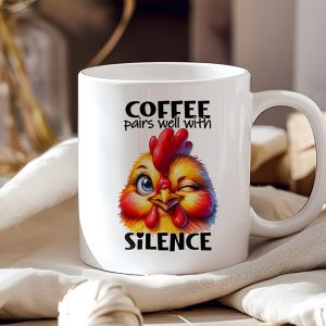 Coffee pairs well with silence