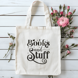 Tote bag Books and stuff