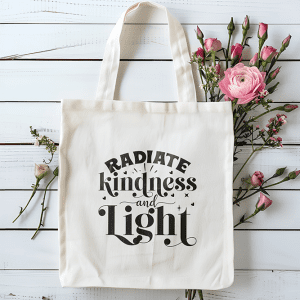 Tote bag Radiate kindness and light