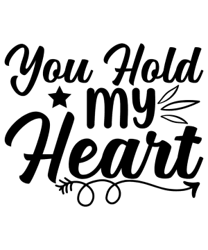 Paarden sticker - You hold my heart