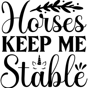 Paarden sticker – Horses keep me