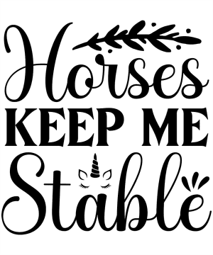 Paarden sticker – Horses keep me