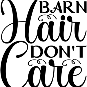 Paarden sticker – Barn hair