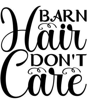 Paarden sticker – Barn hair