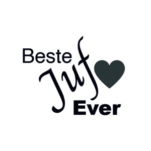 Juf sticker – Beste juf ever