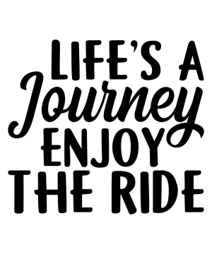 Motor sticker - Life's a journey enjoy the ride.