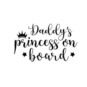 Auto sticker – Daddy's princess