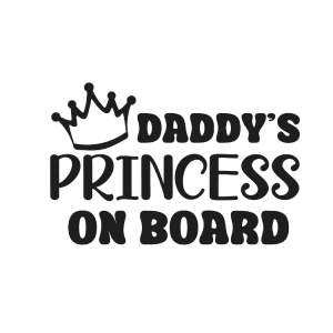 Auto sticker – Daddy's princess