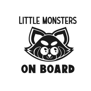 Auto sticker – Little monsters