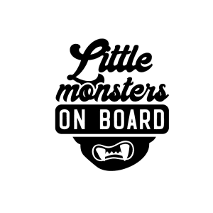 Auto sticker – Little monsters