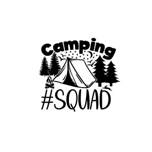 Sticker – Camping squad