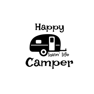 Sticker – Happy camper