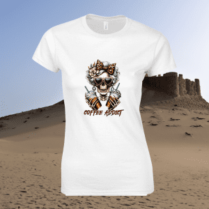 Dames T-Shirt Sarcastic Skeleton