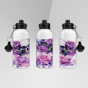 Drinkfles 500 ml - Skull & roses