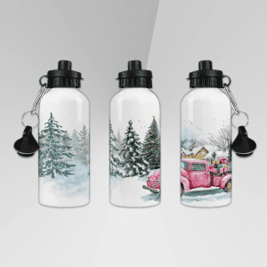 Drinkfles 500 ml - Kerst truck