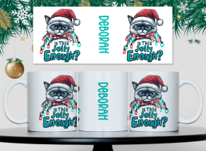 Grumpy Cat Kerstmok