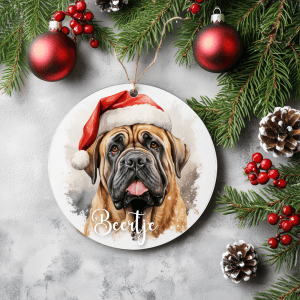 Kerstboom hanger Engelse Mastiff