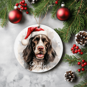 Kerstboom hanger Engelse springer spaniel