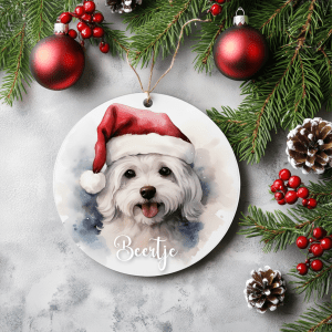 Kerstboom hanger Bichon frise