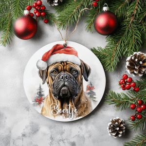 Kerstboom hanger Bullmastiff