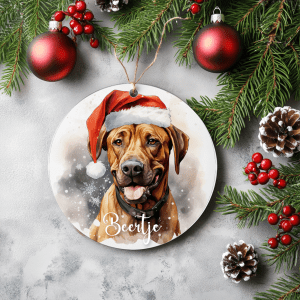 Kerstboom hanger Rhodesian ridgeback