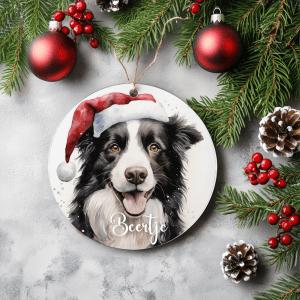 Kerstboom hanger Border collie