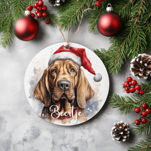 Kerstboom hanger Bloedhond