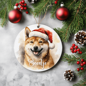 Kerstboom hanger Shiba inu