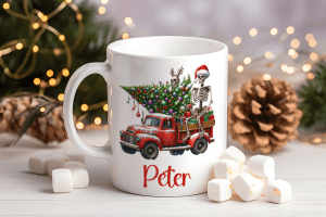 Kerstmok met Truck en Naam