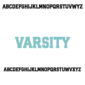 Naamsticker Varsity - Afbeelding 2