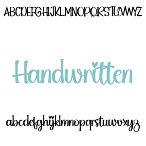 Naamsticker Handwritten - Afbeelding 2